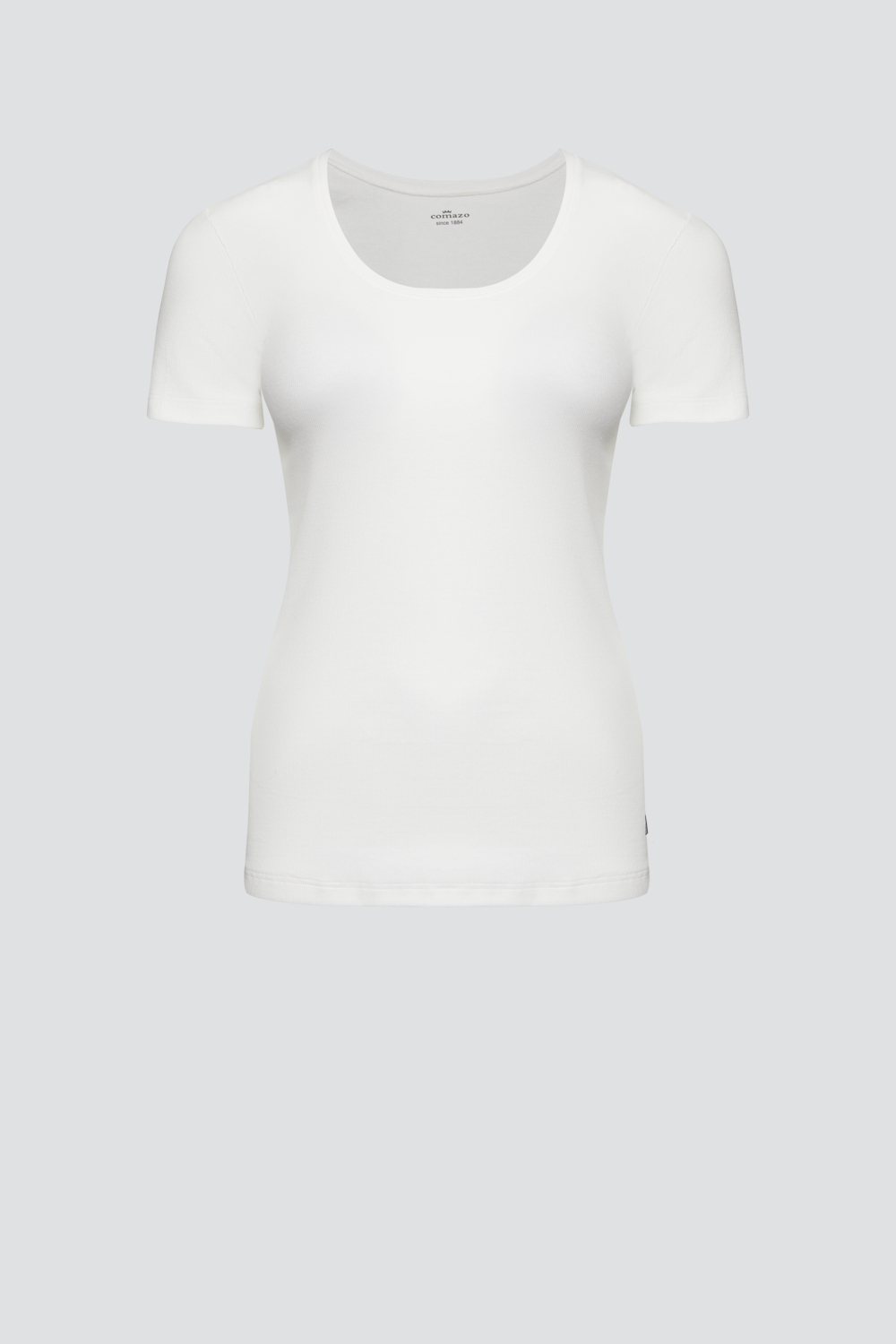 Basic Shirt aus Feinripp