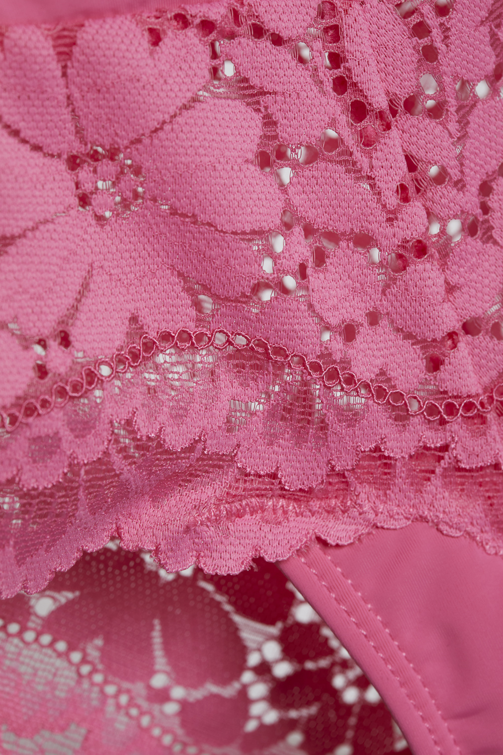 Detailbild Brasil-Slip mit Spitze für Damen Farbe Pink