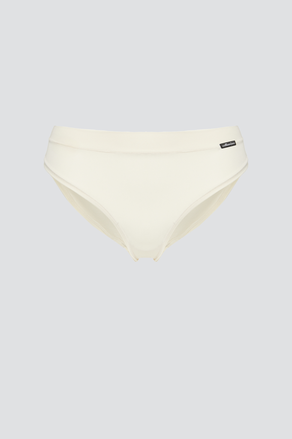 Produktbild Vorderansicht Comazo Damen Slip mit Microfaser-Touch Farbe Offwhite