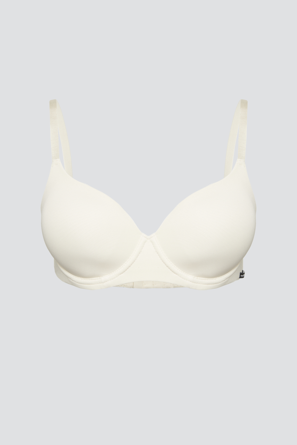 Produktbild Vorderansicht Comazo Damen Schalen-BH mit Microfaser-Touch Farbe Offwhite