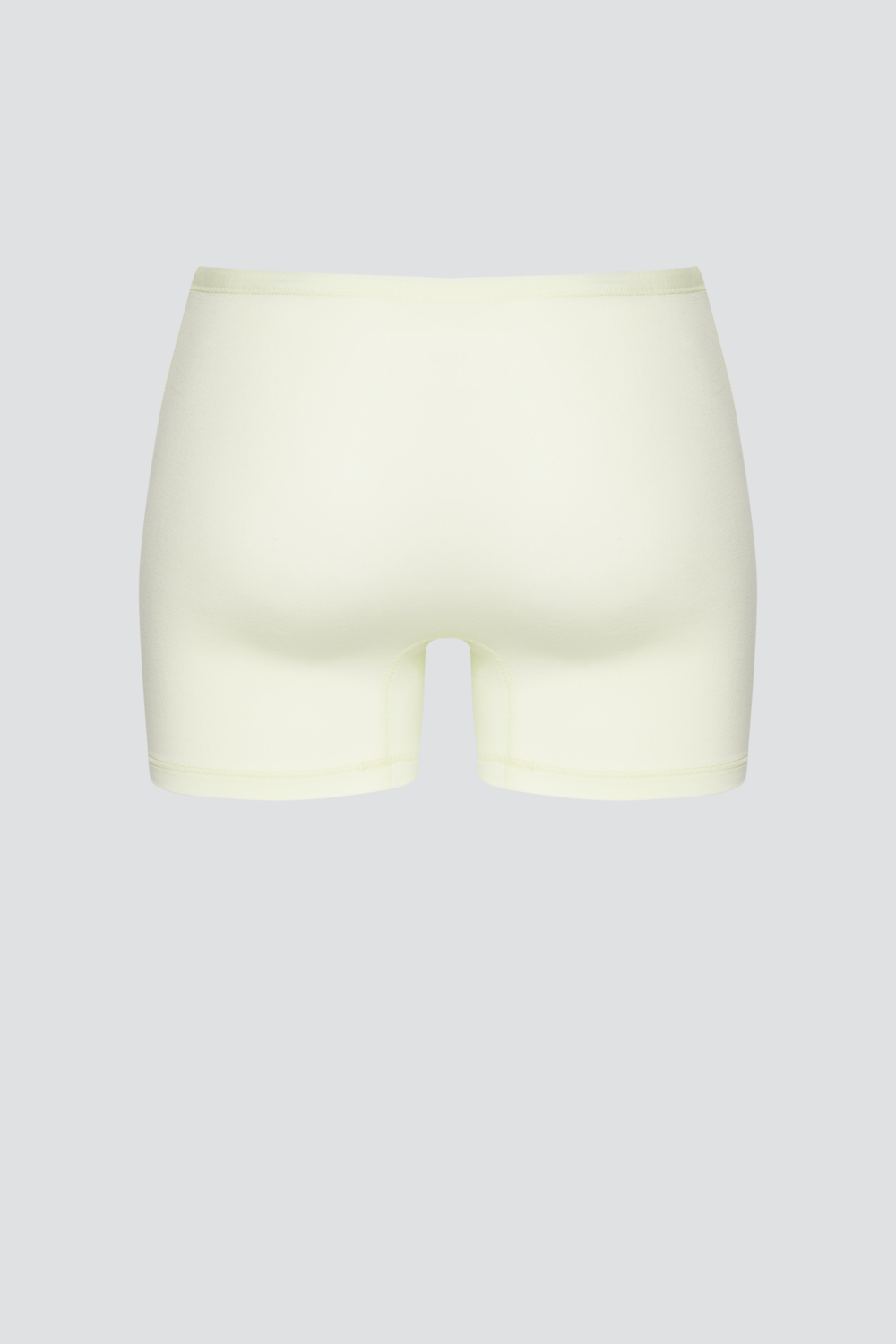 Produktbild Rückansicht Comazo Damen Panty mit kurzem Bein Farbe Lime Cream aus MicroModal®
