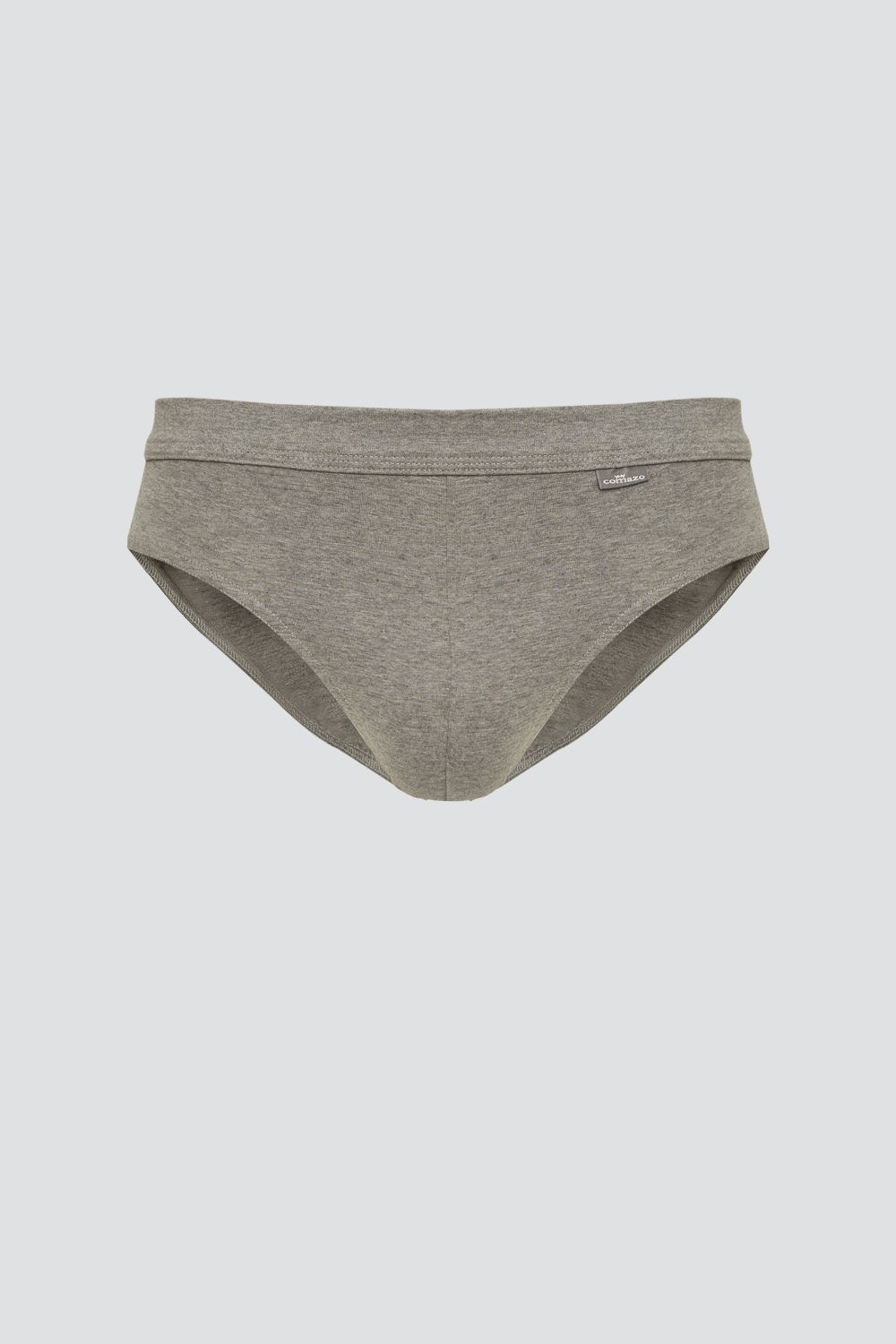 Produktbild Vorderansicht Comazo Herren Slip Farbe Grau-Melange