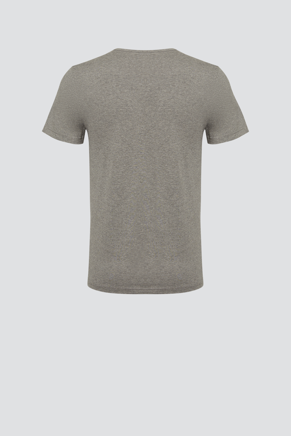 Produktbild Rückansicht Comazo Herren Shirt kurzarm Farbe Grau-Melange