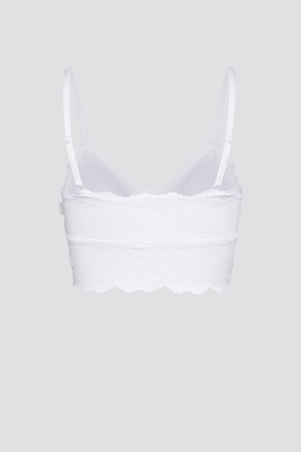 Produktbild Rückansicht Soft BH mit Spitze für Damen Farbe Weiss
