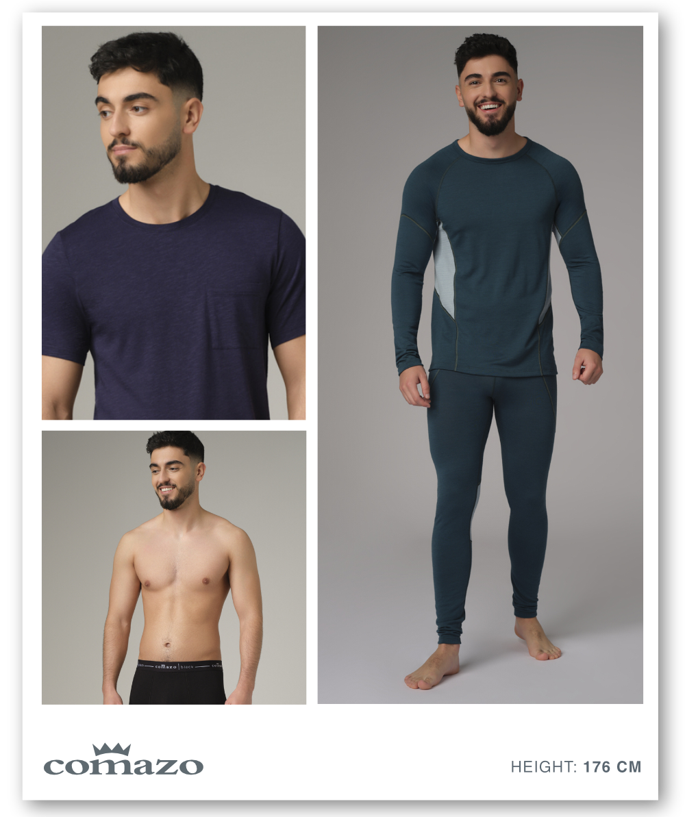 Comazo Mitarbeiter Edvin als Fotomodel