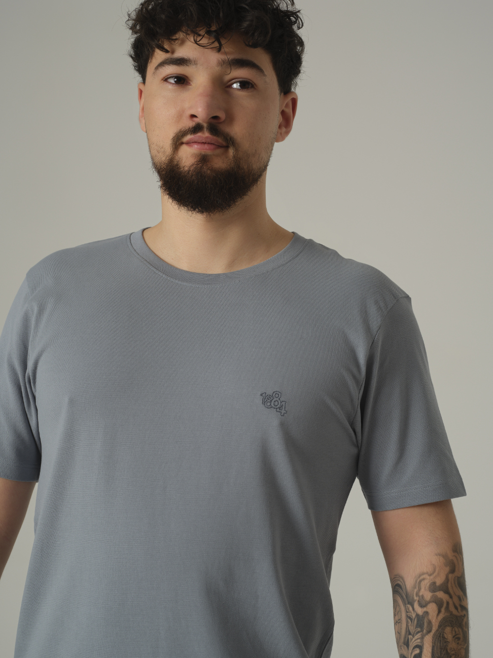 Shirt aus Piqué-Stoff