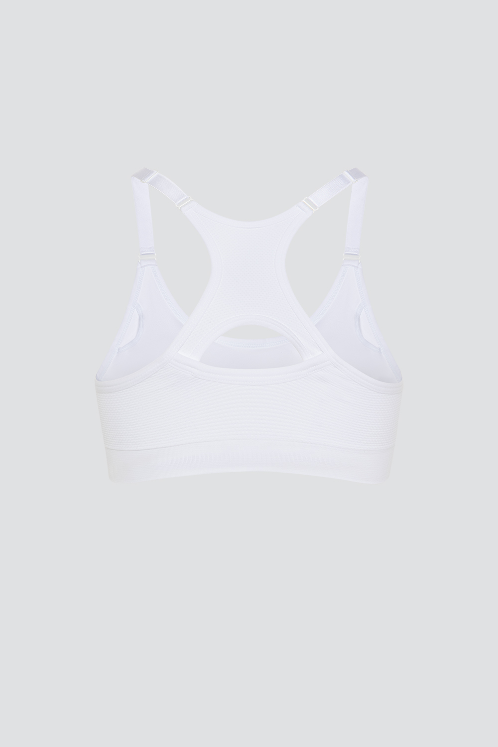 Produktbild Rückansicht Seamless Soft-BH/Sport BH von Comazo in der Farbe Weiß