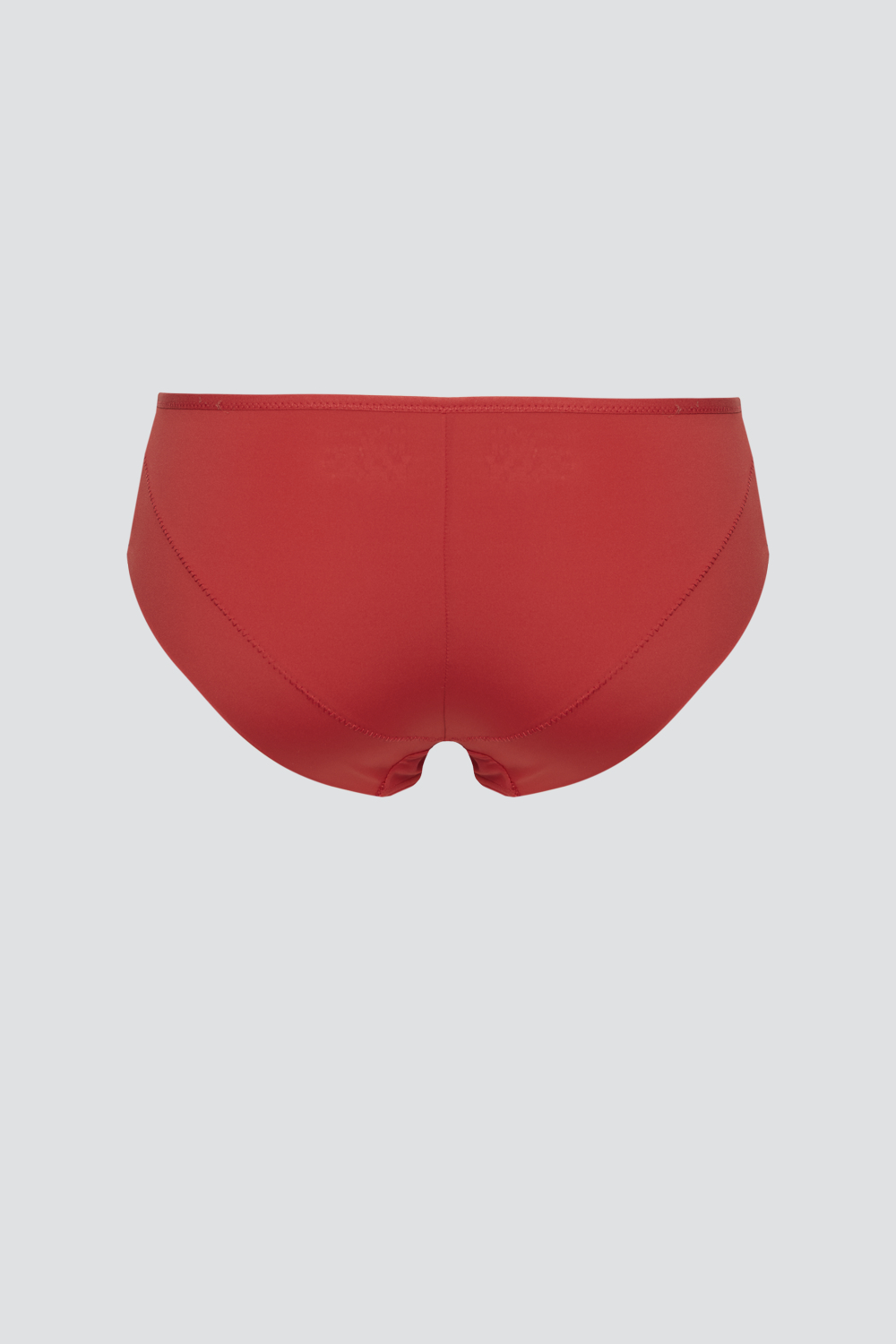 Produktbild Rückansicht Comazo Damen Panty Farbe Cherry mit Spitze