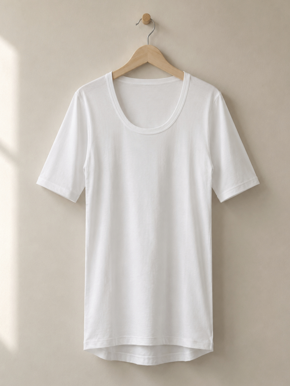Shirt kurzarm aus Feinripp-Qualität