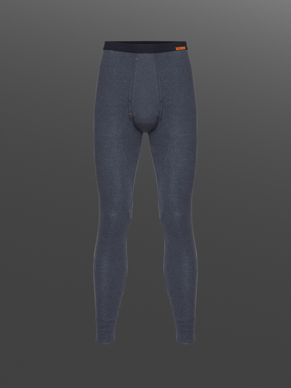 Unterhose lang mit Eingriff von Comazo Protect Farbe Blau-Melange