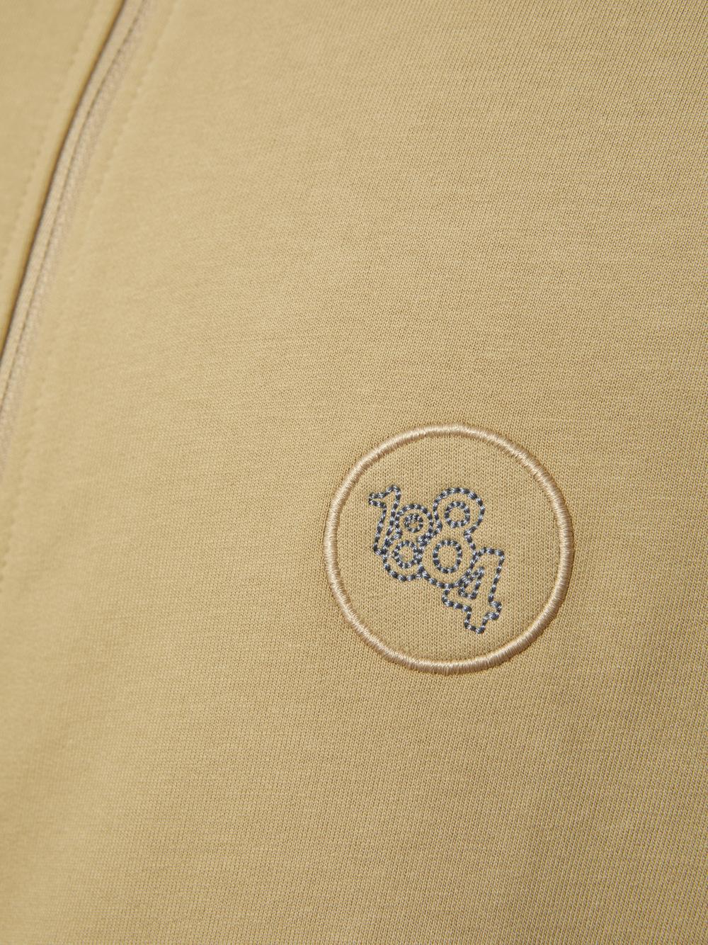 Detailbild Comazo Herren Blouson Jacke mit Reißverschluss Farbe Bast