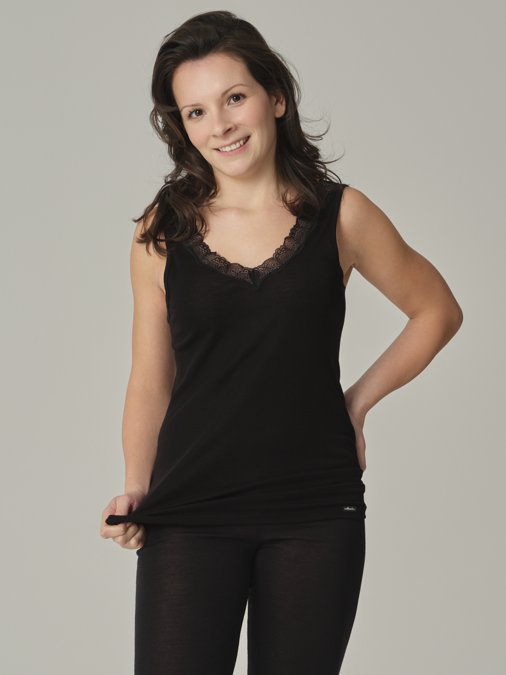 Merinowolle-Seide Unterhemd