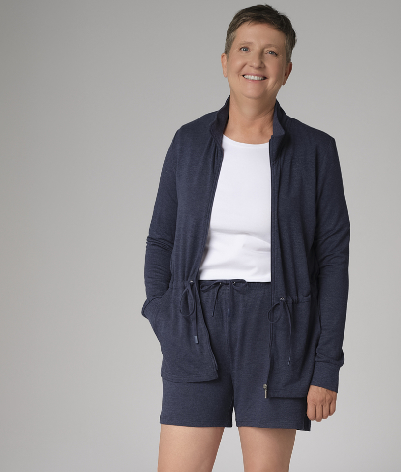 Comazo Mitarbeiterin Mechthild als Fotomodel