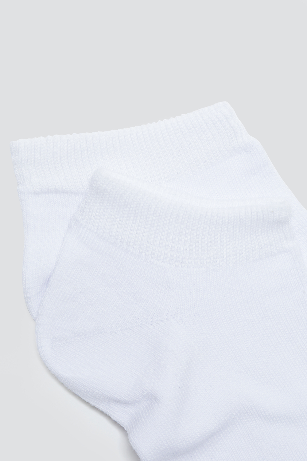 Detailbild Komfortbund Sneaker Socken von Comazo in der Farbe Weiß mit Komfortbund