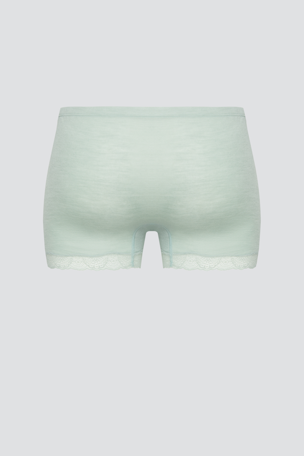 Produktbild Rückansicht Comazo Damen Wolle-Seide Panty Farbe Salbei