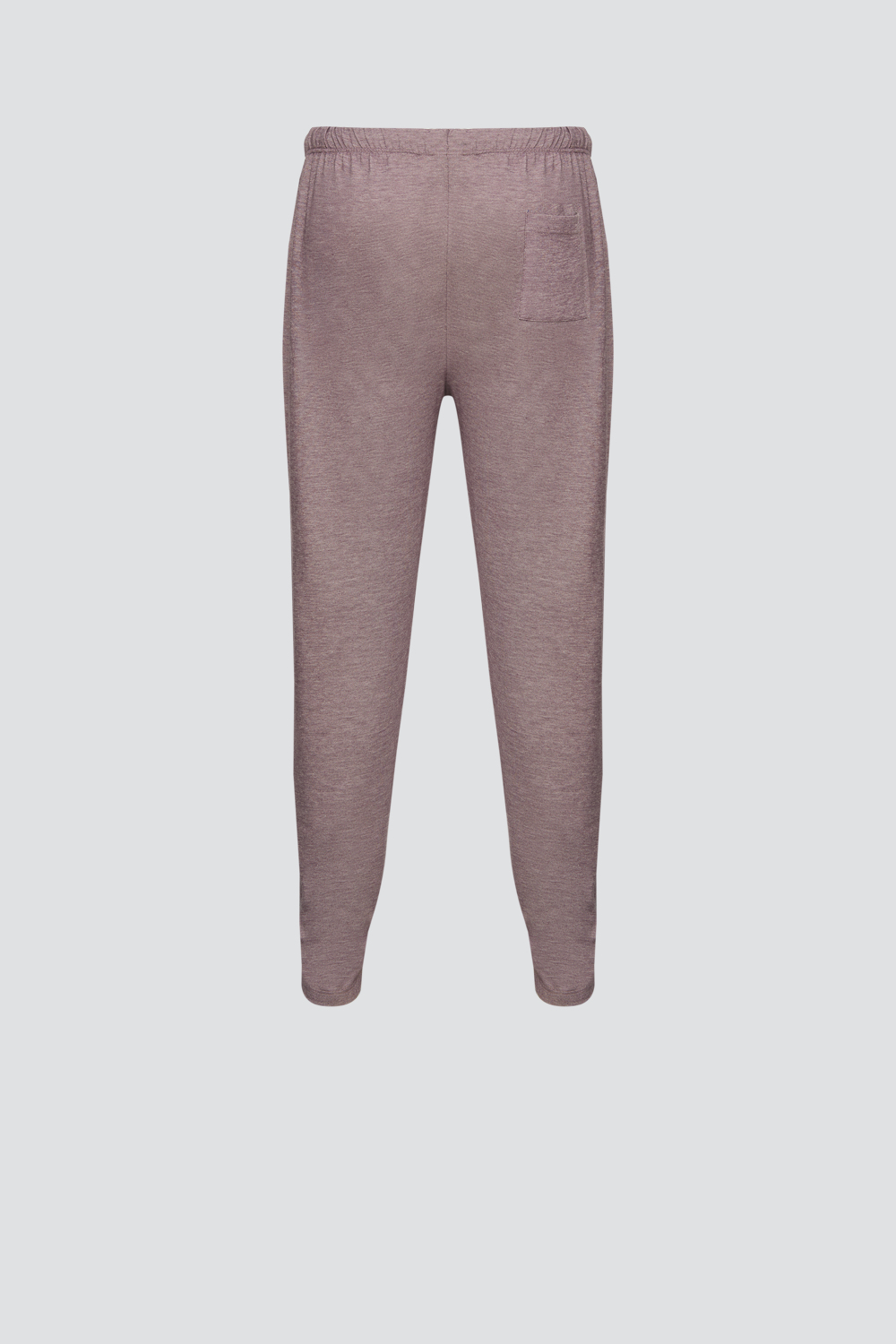 Produktbild Rückansicht Comazo Piqué-Hose lang Farbe Cassis aus Baumwolle