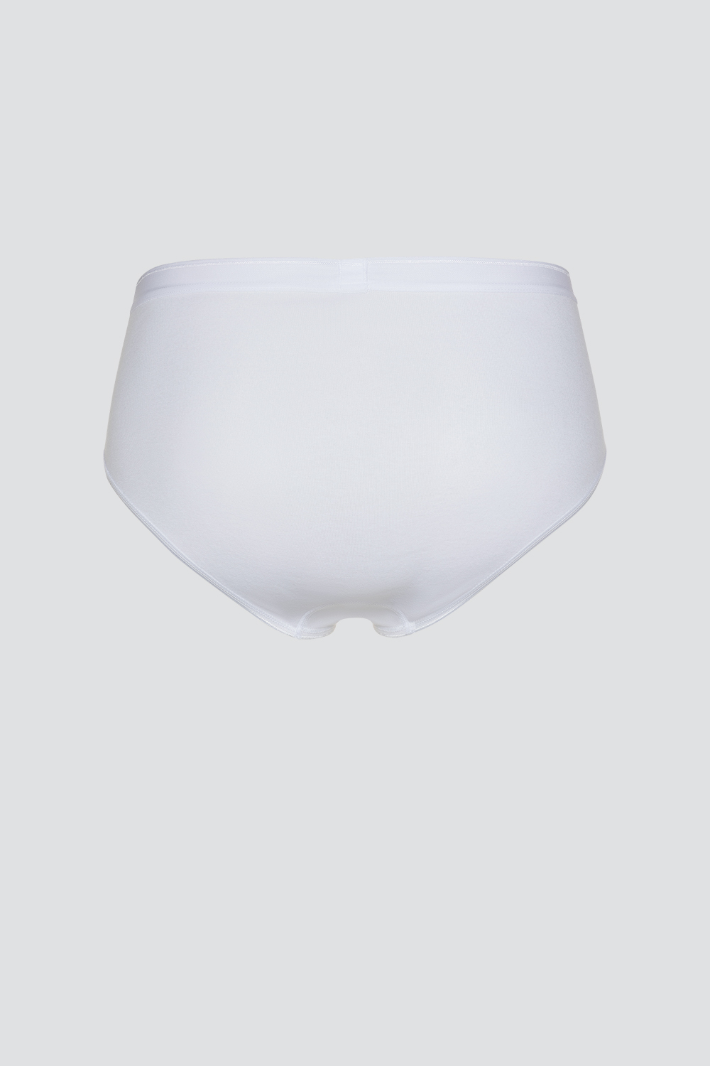 Produktbild Rückansicht Maxi-Slip von Comazo in der Farbe Weiß Feinripp-Qualität