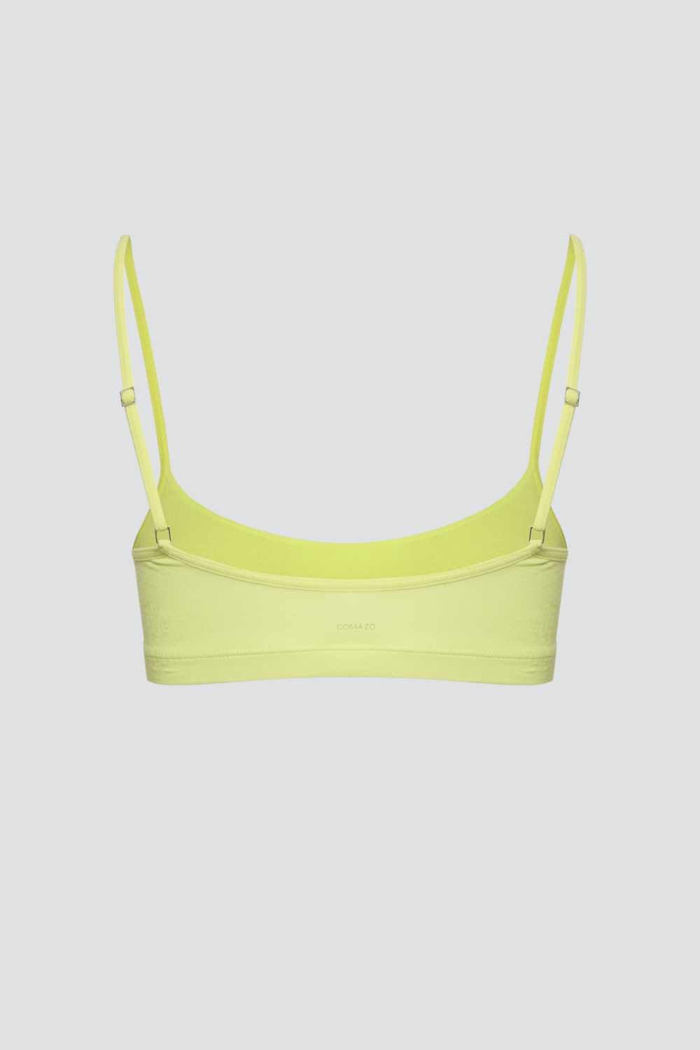 Produktbild Rückansicht Bustier von Comazo in der Farbe Citrus aus MicroModal®