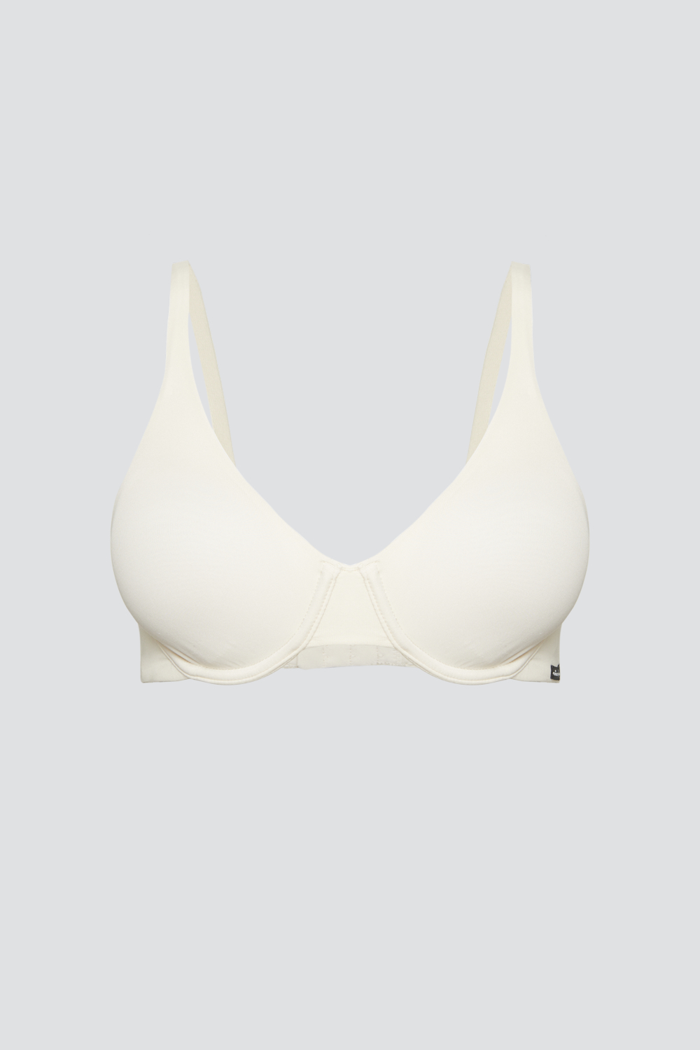 Produktbild Vorderansicht Comazo Damen Triangel-BH mit Microfaser-Touch Farbe Offwhite