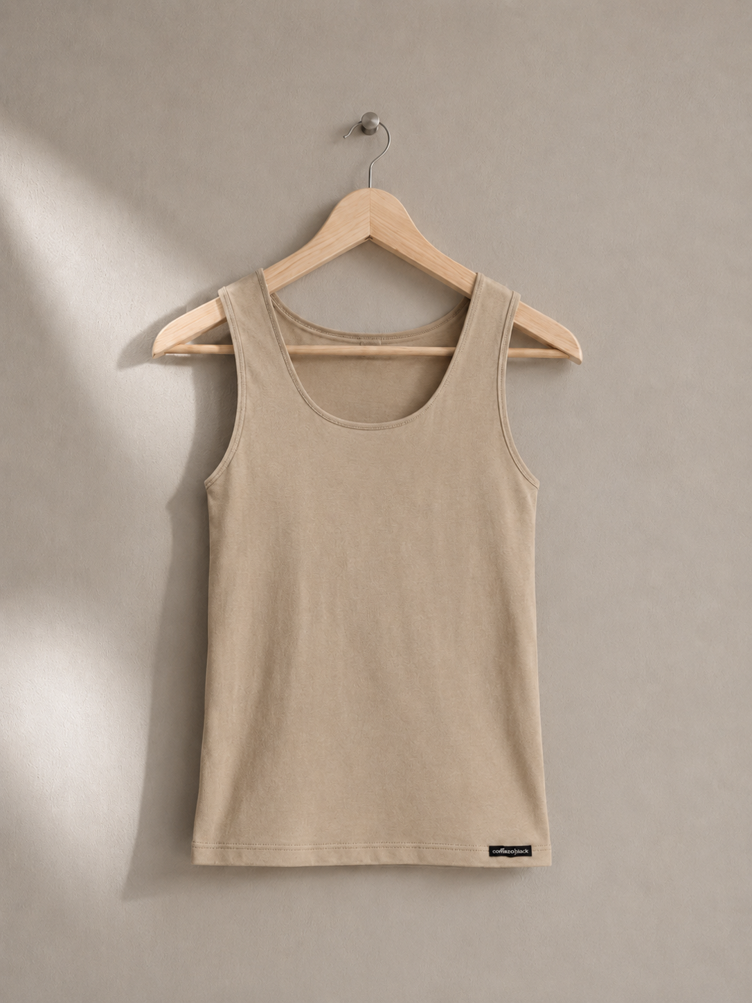 Supima undershirt with underarm straps