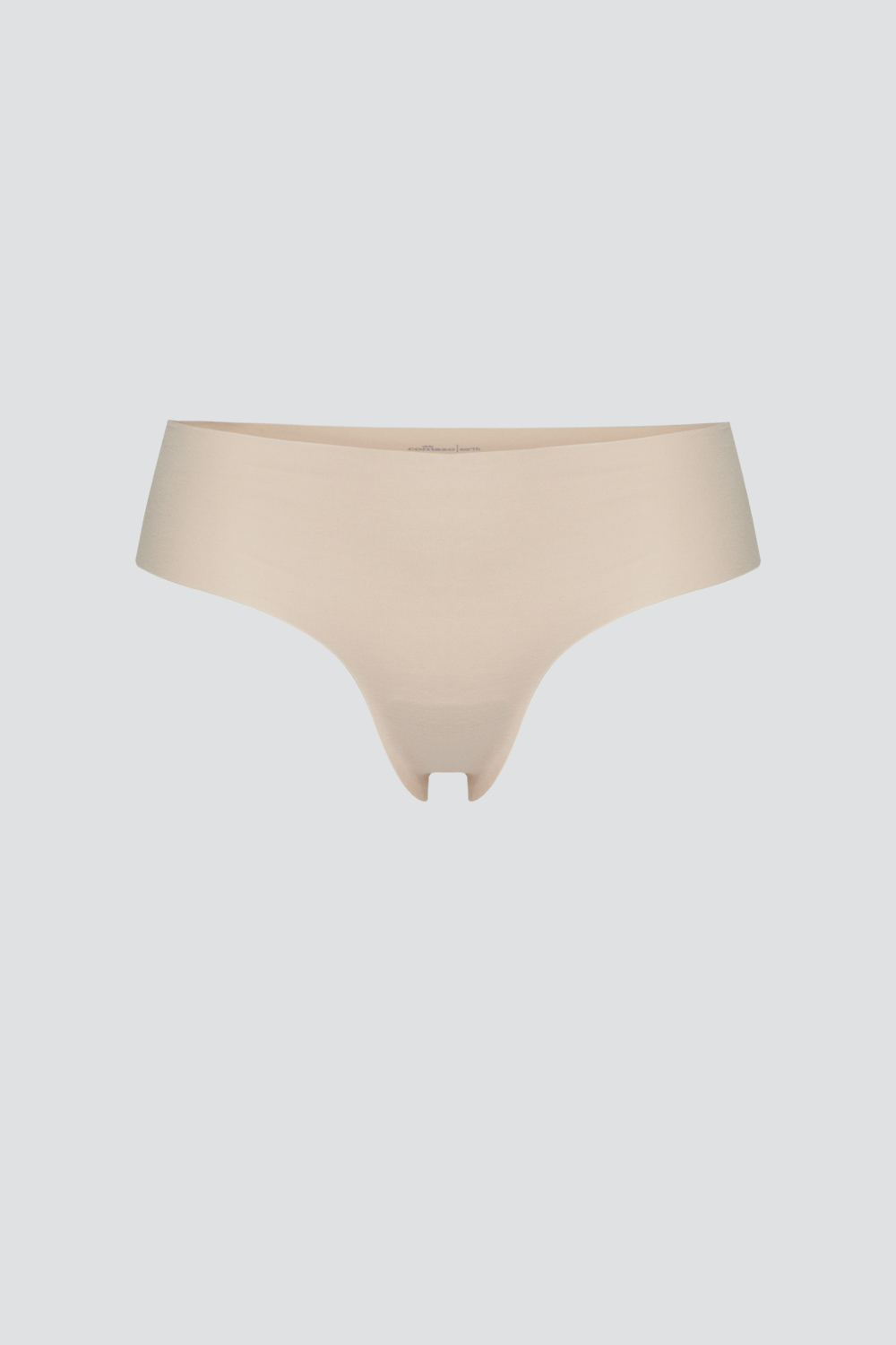 Produktbild Vorderansicht Comazo Damen Brasil-Slip Cleancut Farbe Almond