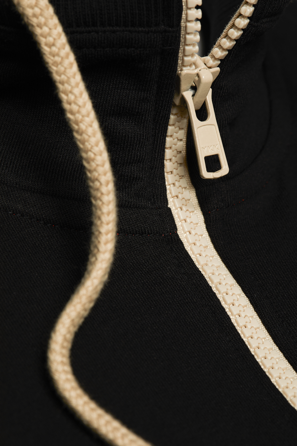 Detailbild Comazo Damen Jacke mit Stehkragen Farbe Schwarz-Sand