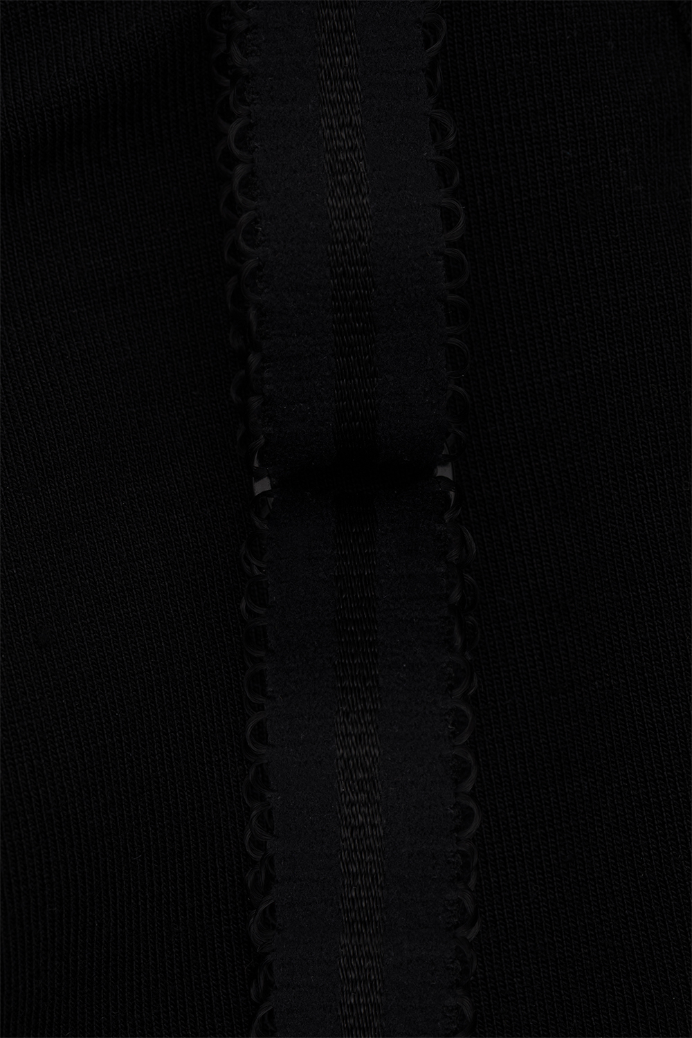 Detailbild Träger BH mit Spacer von Comazo in der  Farbe Schwarz aus MicroModal® und Jaquard-Spitze ohne Bügel