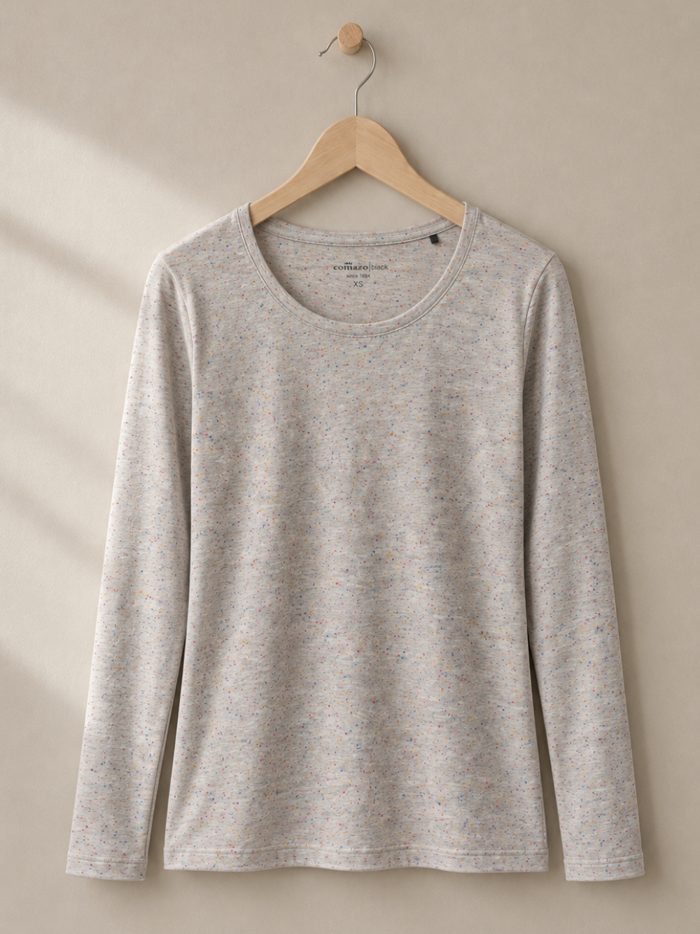 Basic shirt long-sleeved