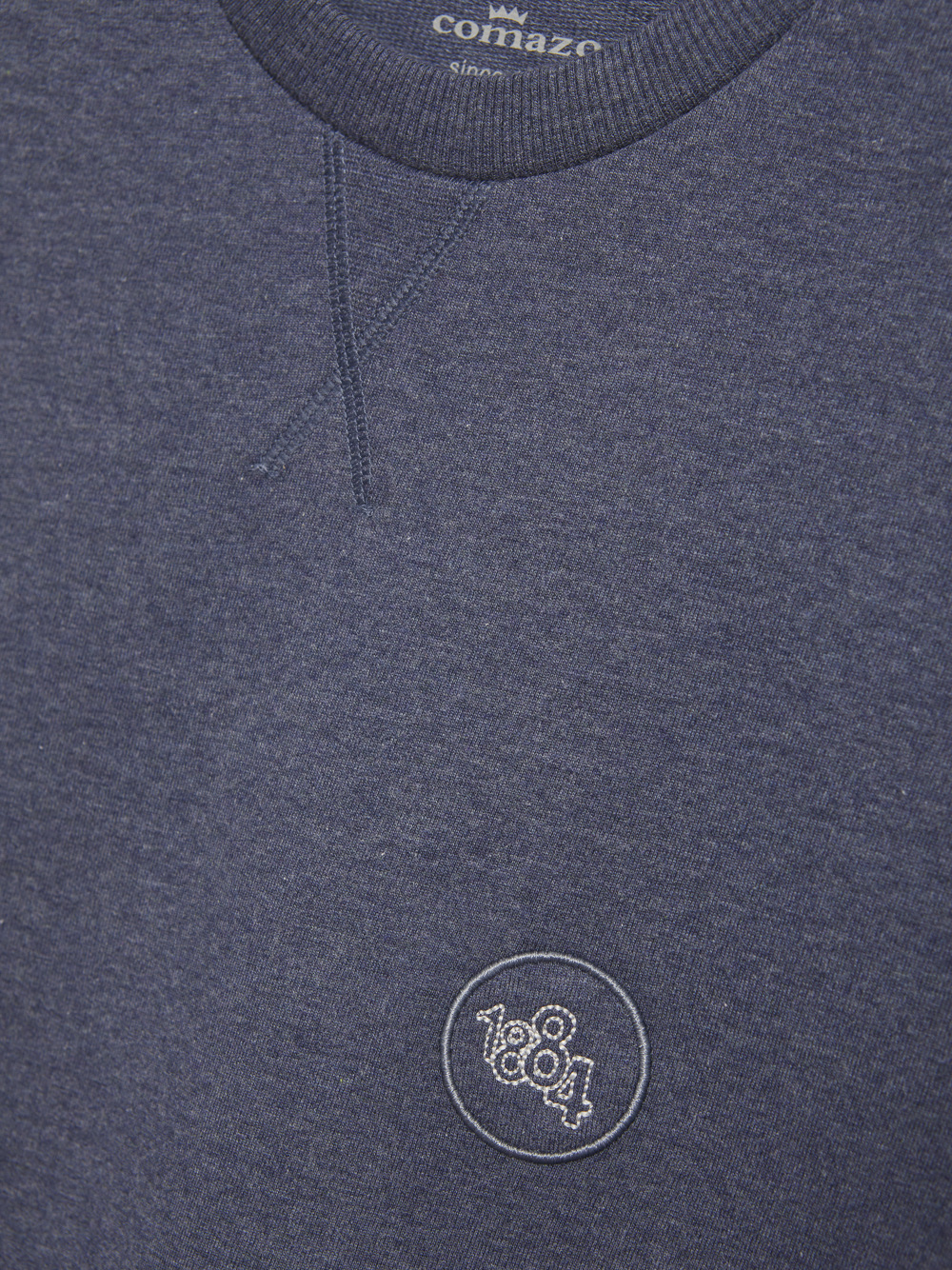 Detailbild Comazo Herren Sweatshirt Farbe Dunkelblau-Melange