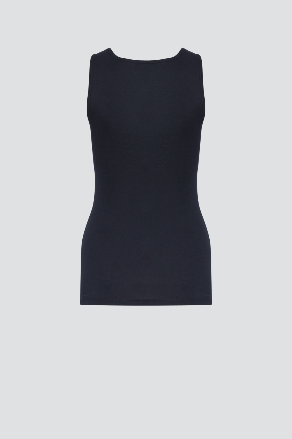 Produktbild Rückansicht Comazo Spitzentop Achselträger Farbe Marine