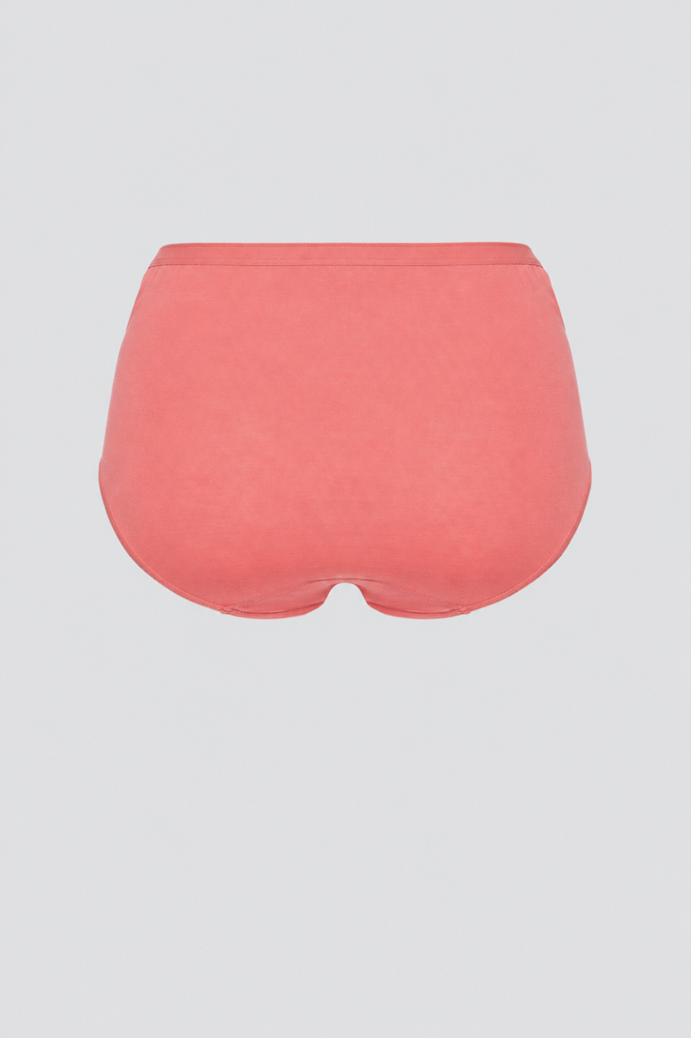 Produktbild Rückansicht Midi-Slip mit Supimabaumwolle Farbe Koralle