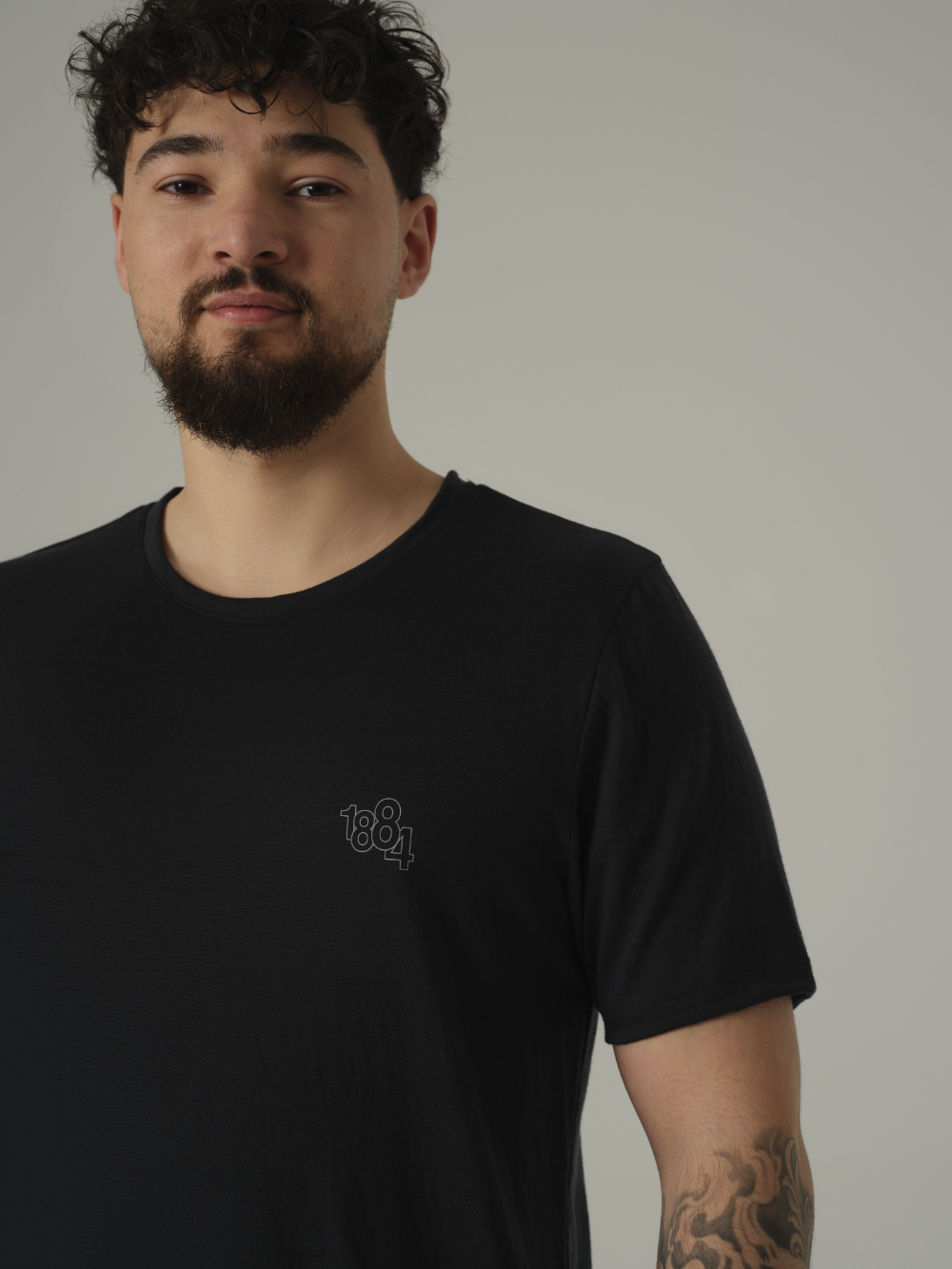Shirt mit Wolle und Motivdruck