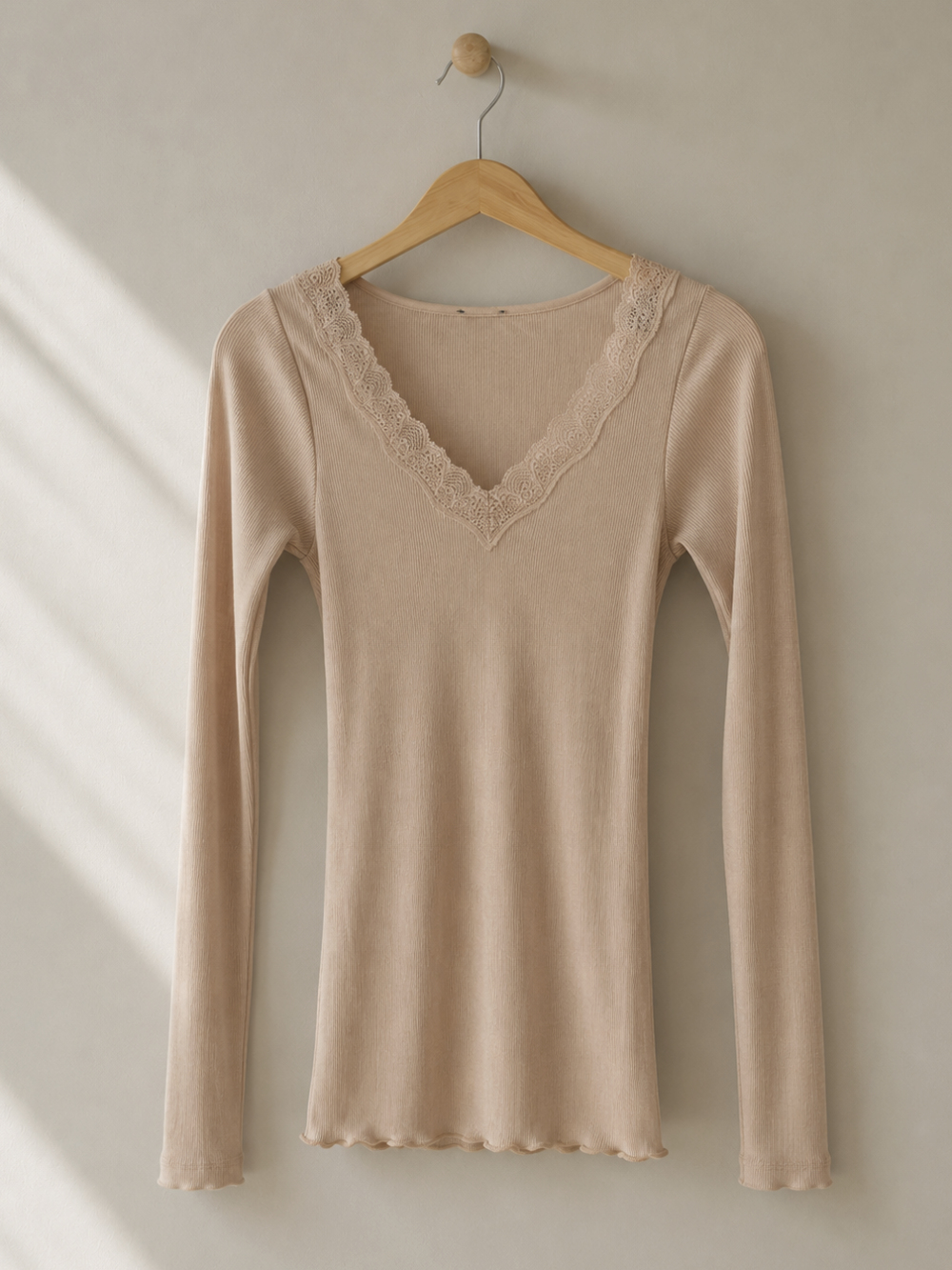Merinowolle-Seide Shirt langarm