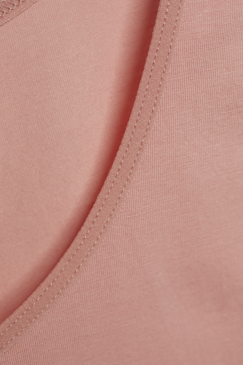 Detailbild Unterhemd Achselträger mit Supimabaumwolle von Comazo in der Farbe Blush