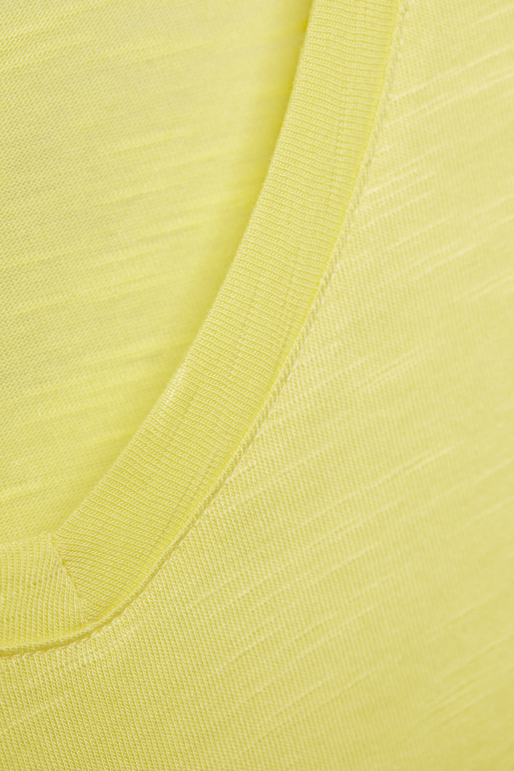 Detailbild Comazo Kinder Shirt Kurzarm aus Flammgarn Farbe Zitronengelb