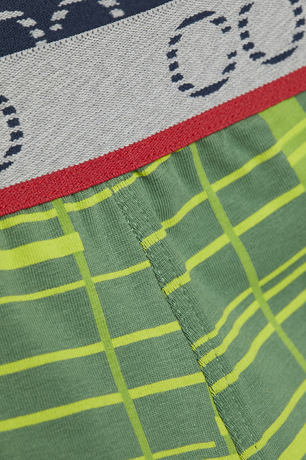 Detail image of trunks by Comazo in the color lime.