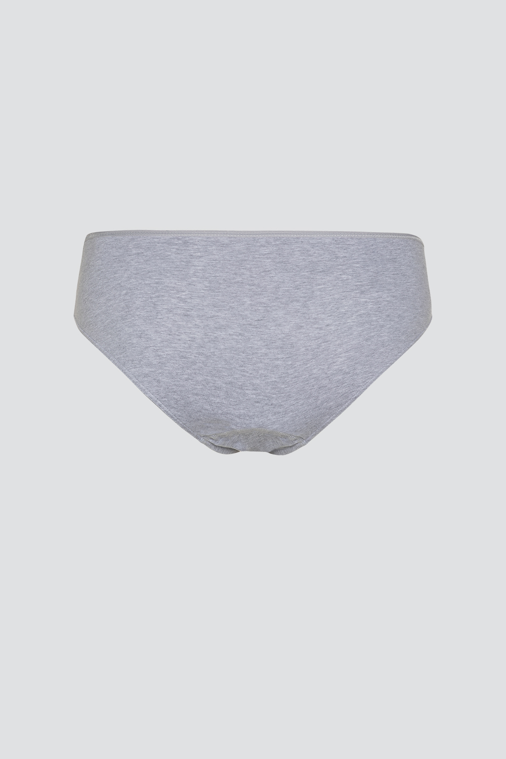 Product image rear view of hip brief by Comazo in the color silver melange.