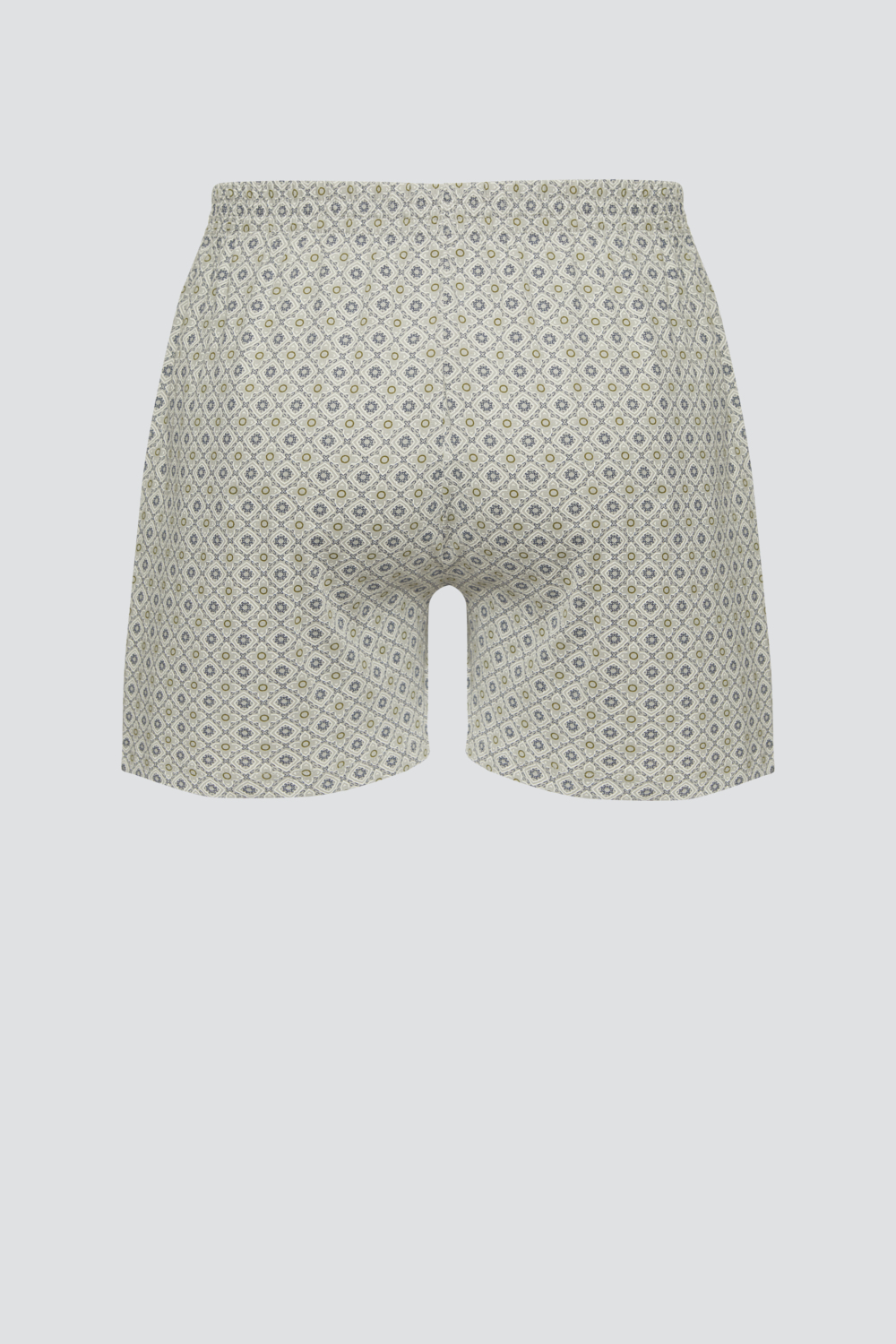 Produktbild Rückansicht Comazo Herren Boxershorts Farbe Grau gemustert