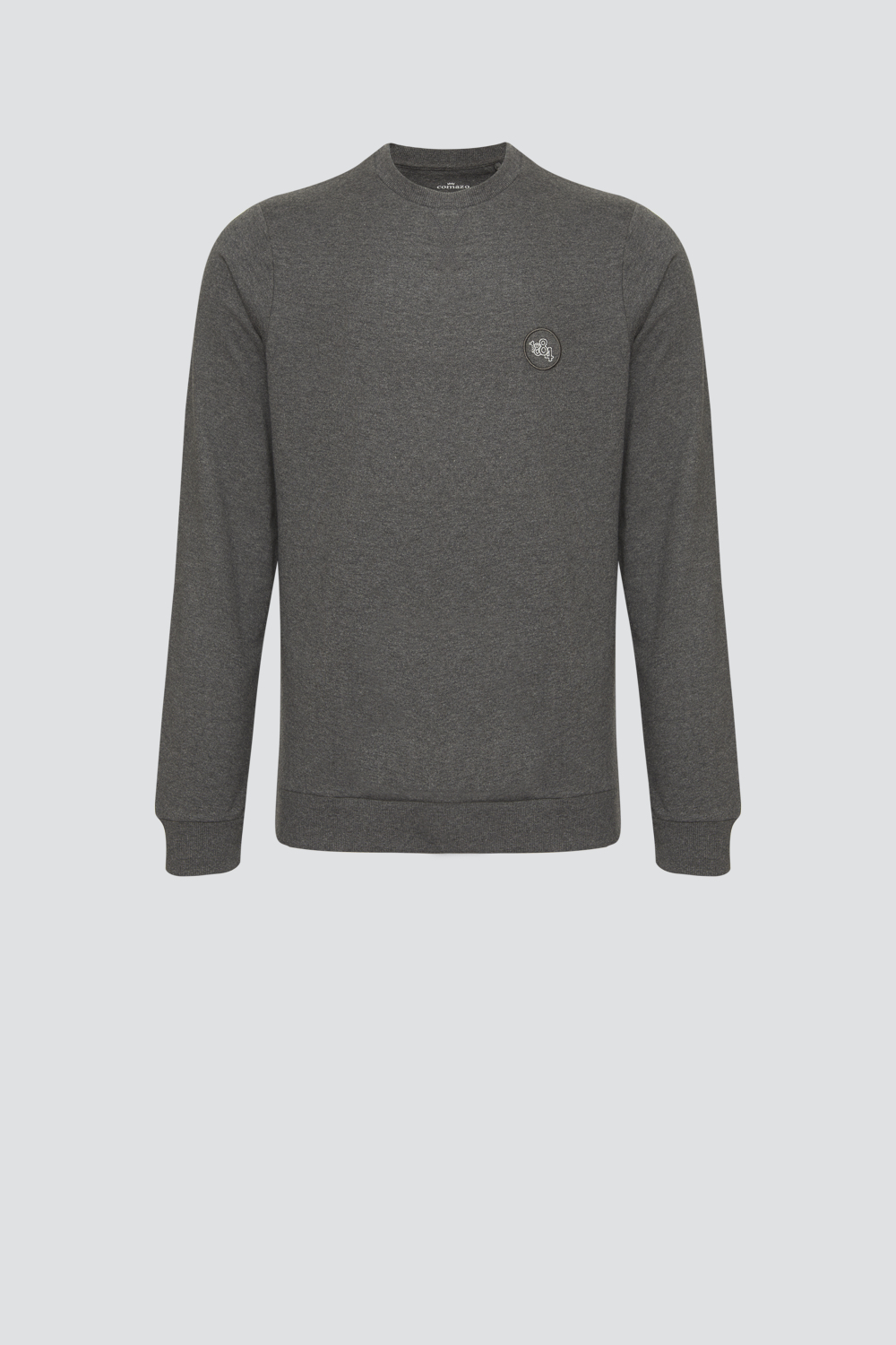 Vorderansicht Comazo Herren Sweatshirt Farbe Anthrazit-Melange