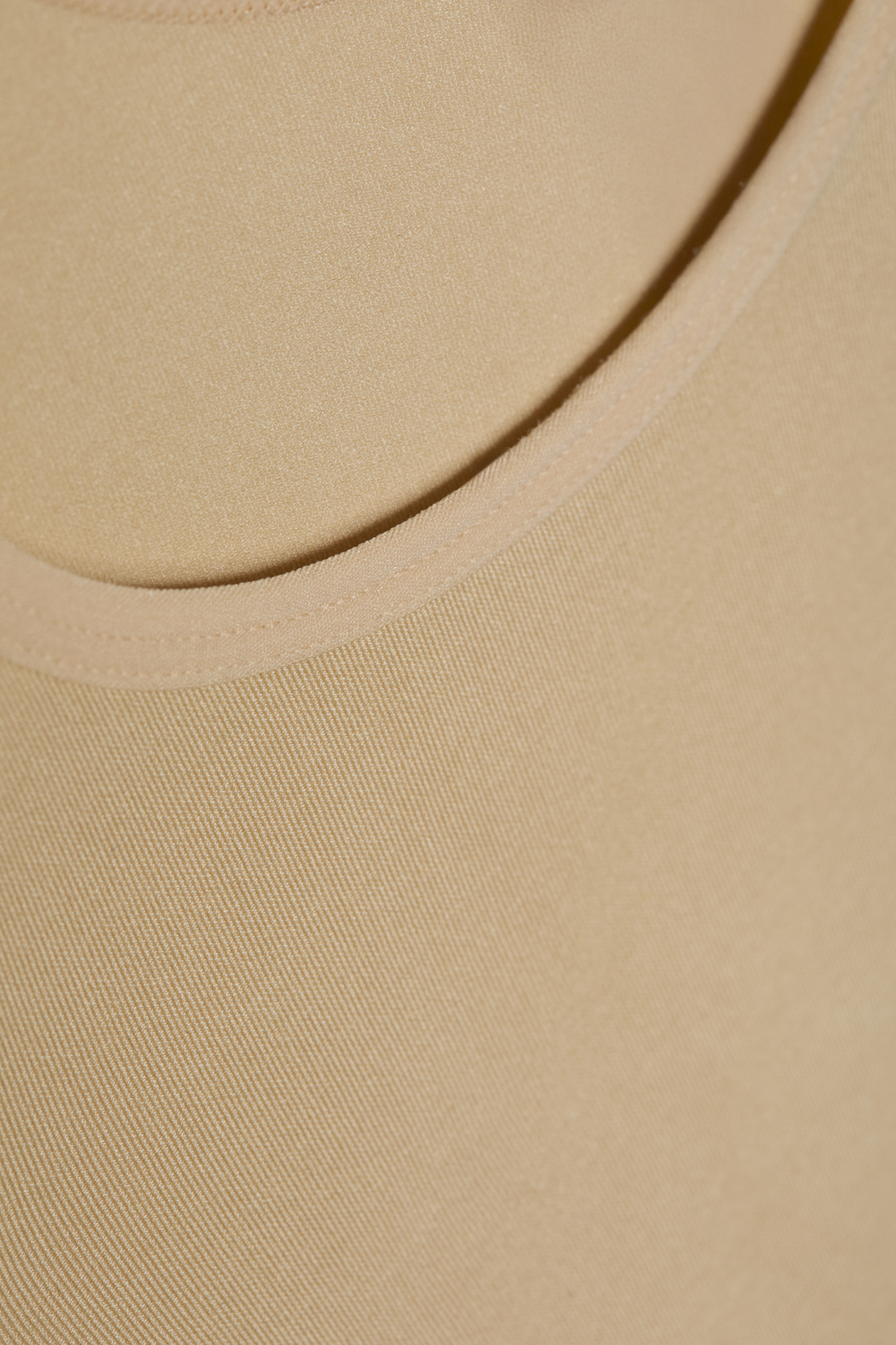 Detailbild Comazo Damen Shapewear Unterhemd mit Achselträger Farbe Hazelnut