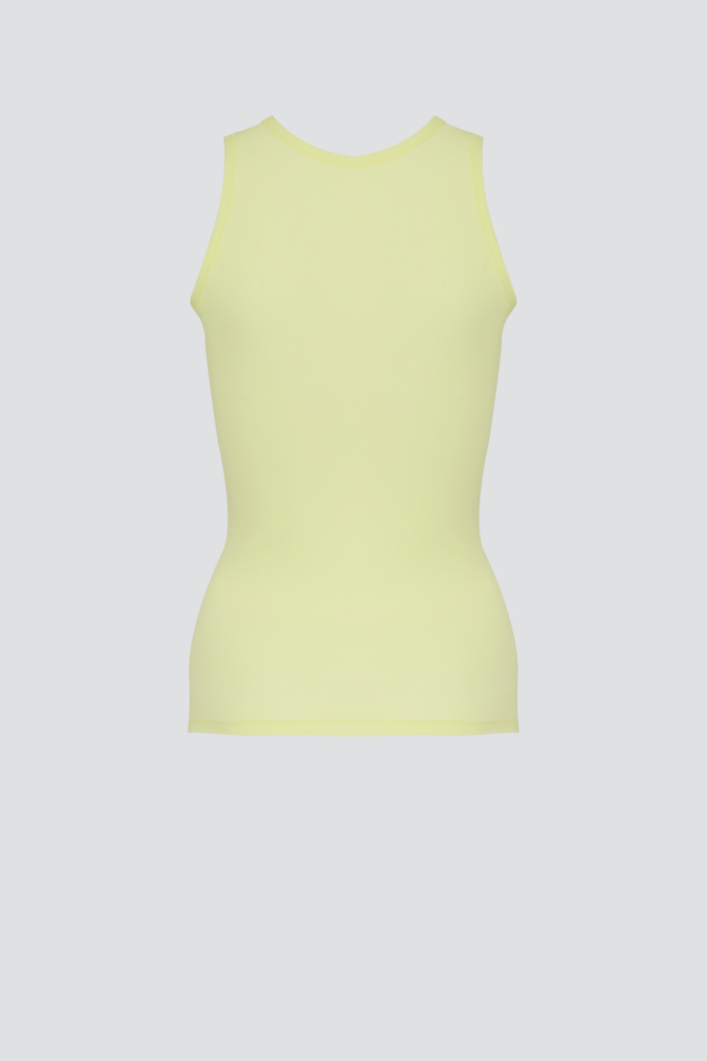 Produktbild Rückansicht Comazo Damen Unterhemd Achselträger Farbe Lime Cream mit MicroModal®