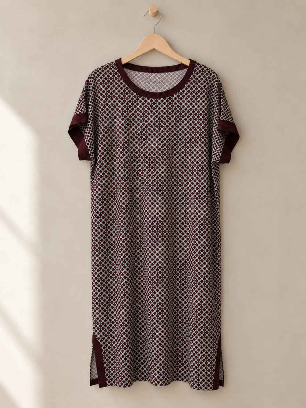 Micromodal short-sleeved nightgown