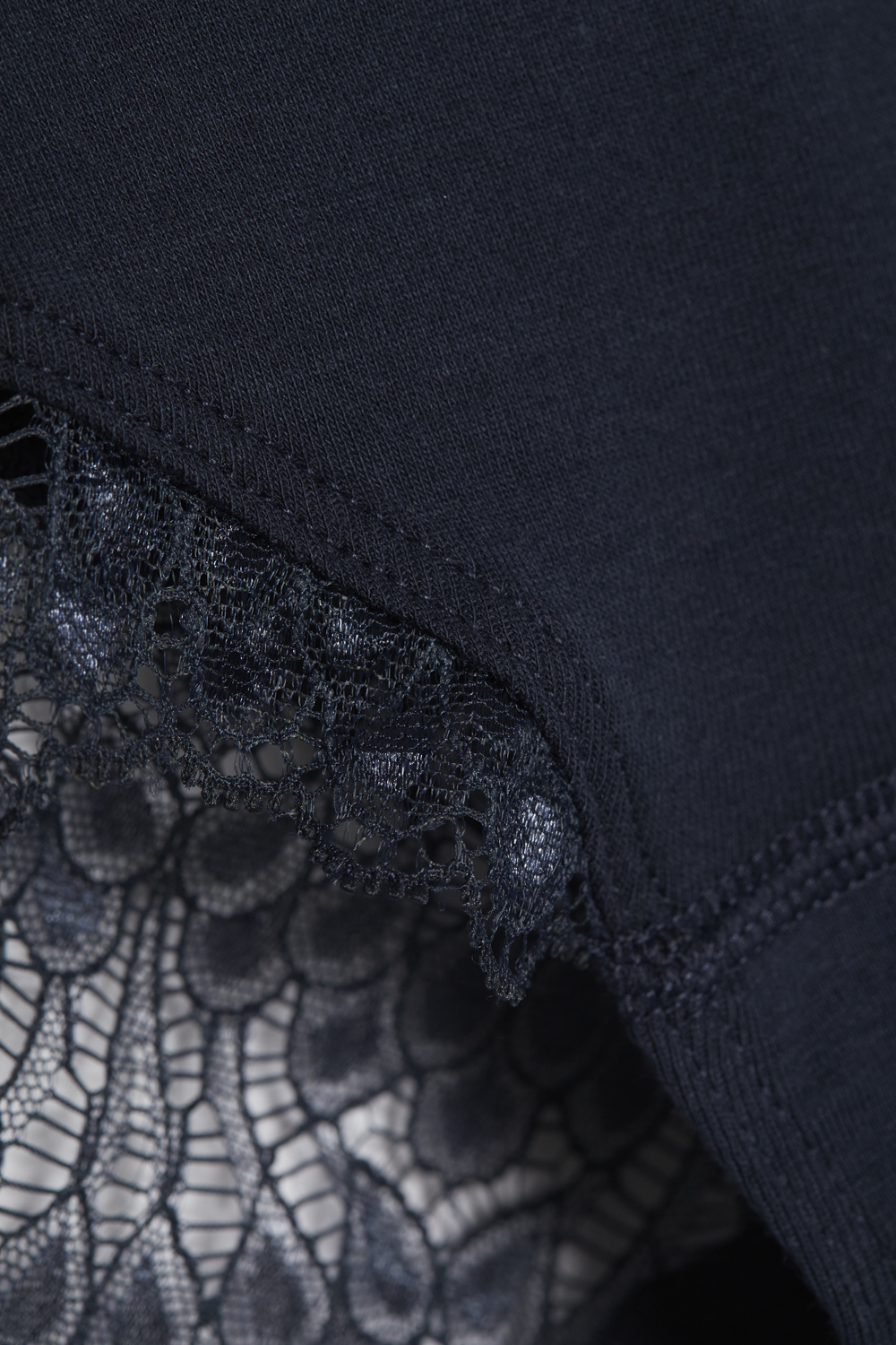 Detailbild Comazo Slip mit Spitzen-Details Farbe Marine