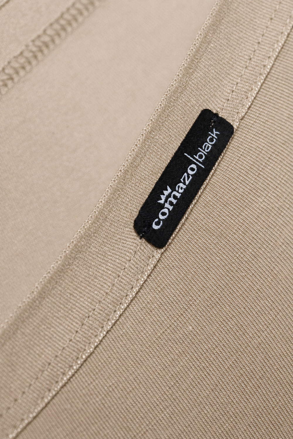 Detailbild Midi-Slip mit Supimabaumwolle Farbe Krokant