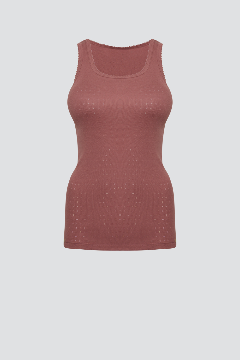 Unterhemd mit Ajour-Struktur, GOTS zertifiziert