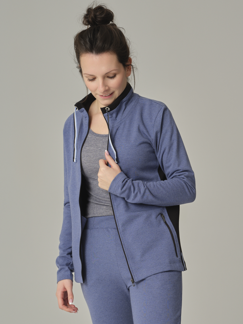 Jacke mit Stehkragen