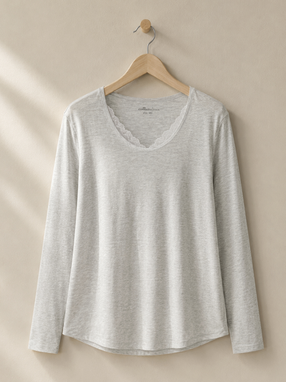 Langarm-Schlafshirt aus Micromodal