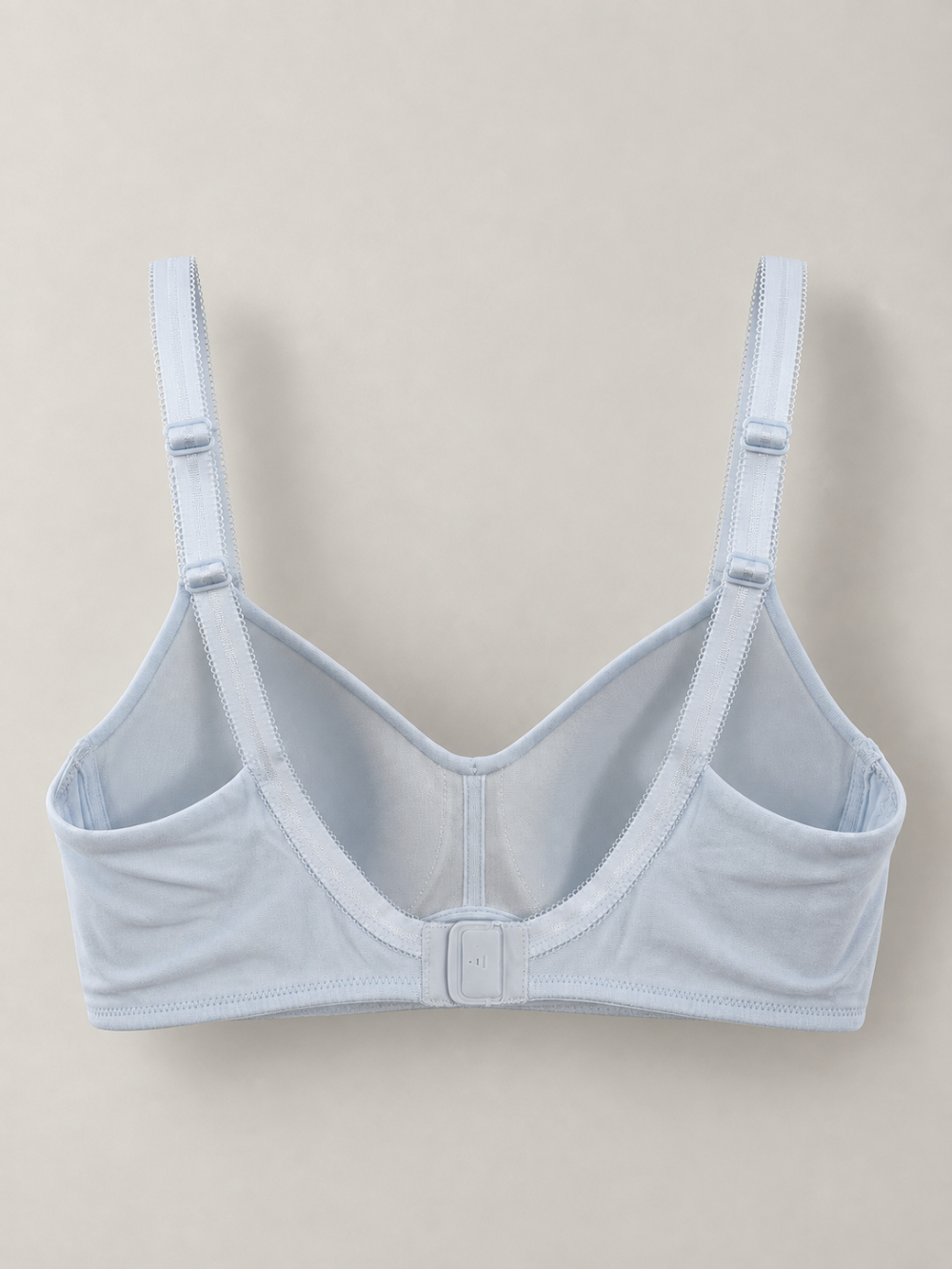 Underwired spacer bra made from micromodal