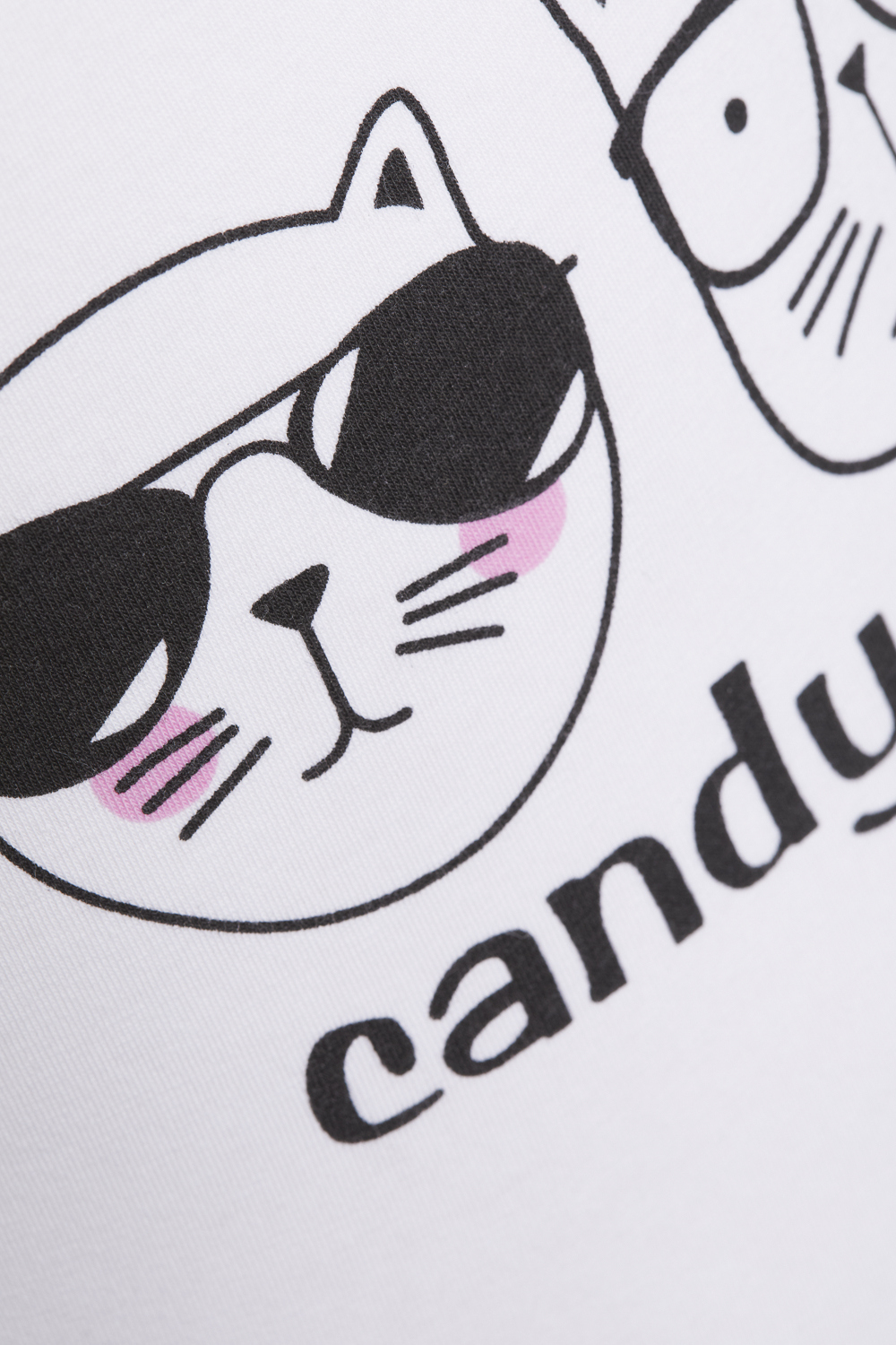 Detailbild Mädchen Unterhemd Spaghettiträger Farbe Weiss