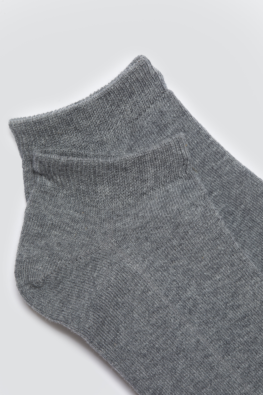 Detailbild Komfortbund Sneaker Socken von Comazo in der Farbe Grau-Melange mit Komfortbund